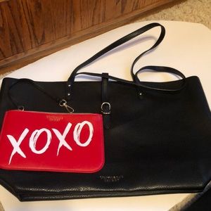 Black bag and small clutch